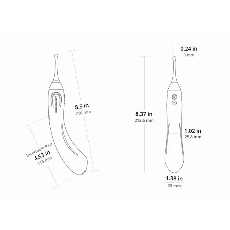 Lovense Hyphy Bluetooth Controlled Dual-Ended Vibrator