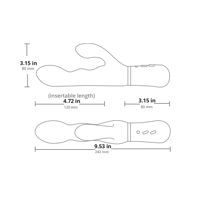 Lovense Nora Bluetooth Controlled Rabbit Vibrator