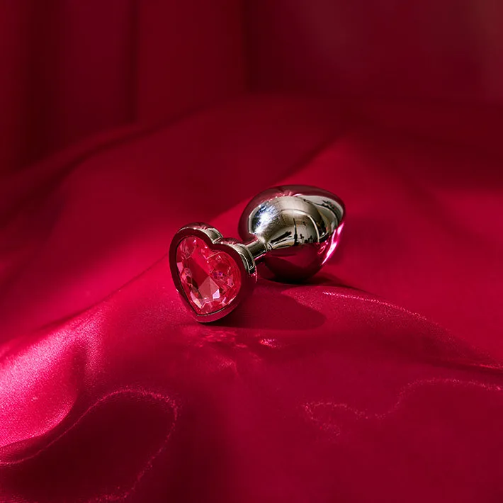 Lovers Heart Gemstone Anal Plug