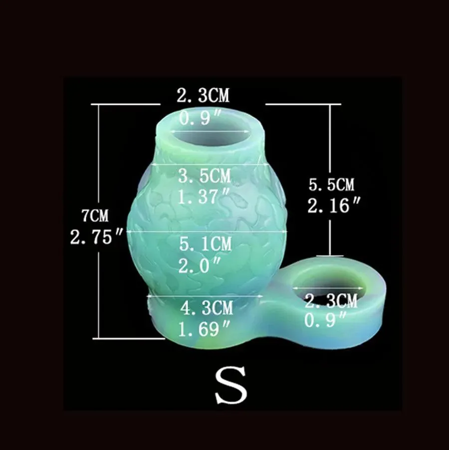 Luminous Silicone Male Cock Sleeve