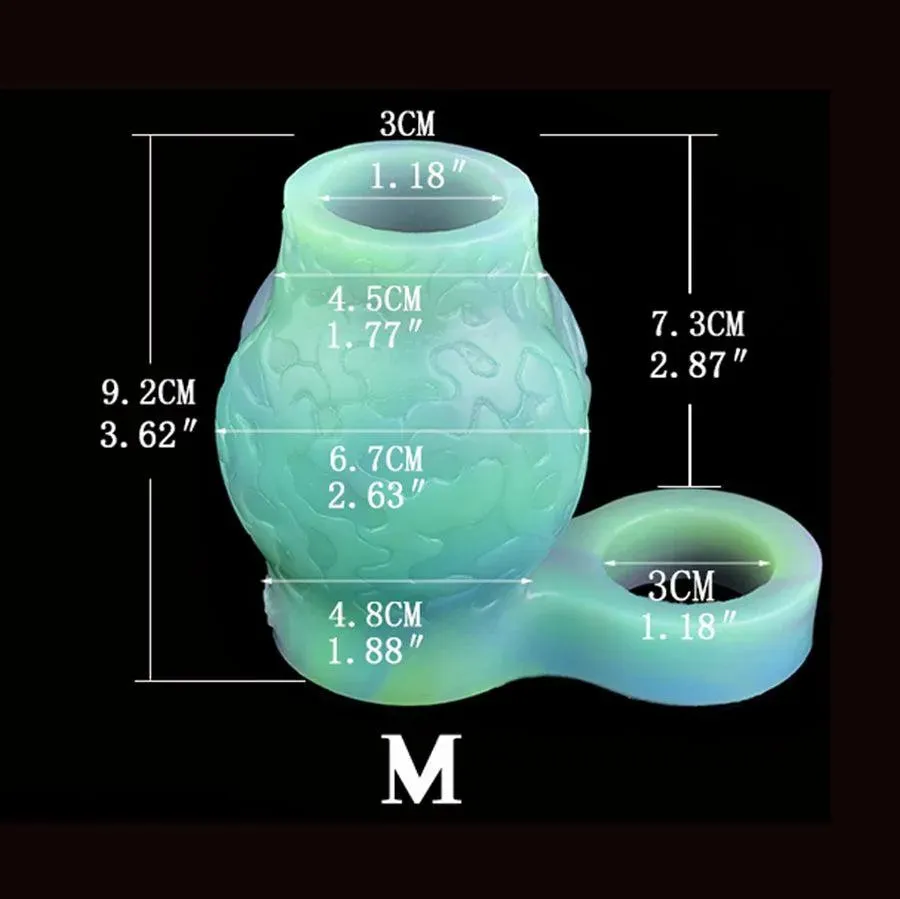 Luminous Silicone Male Cock Sleeve