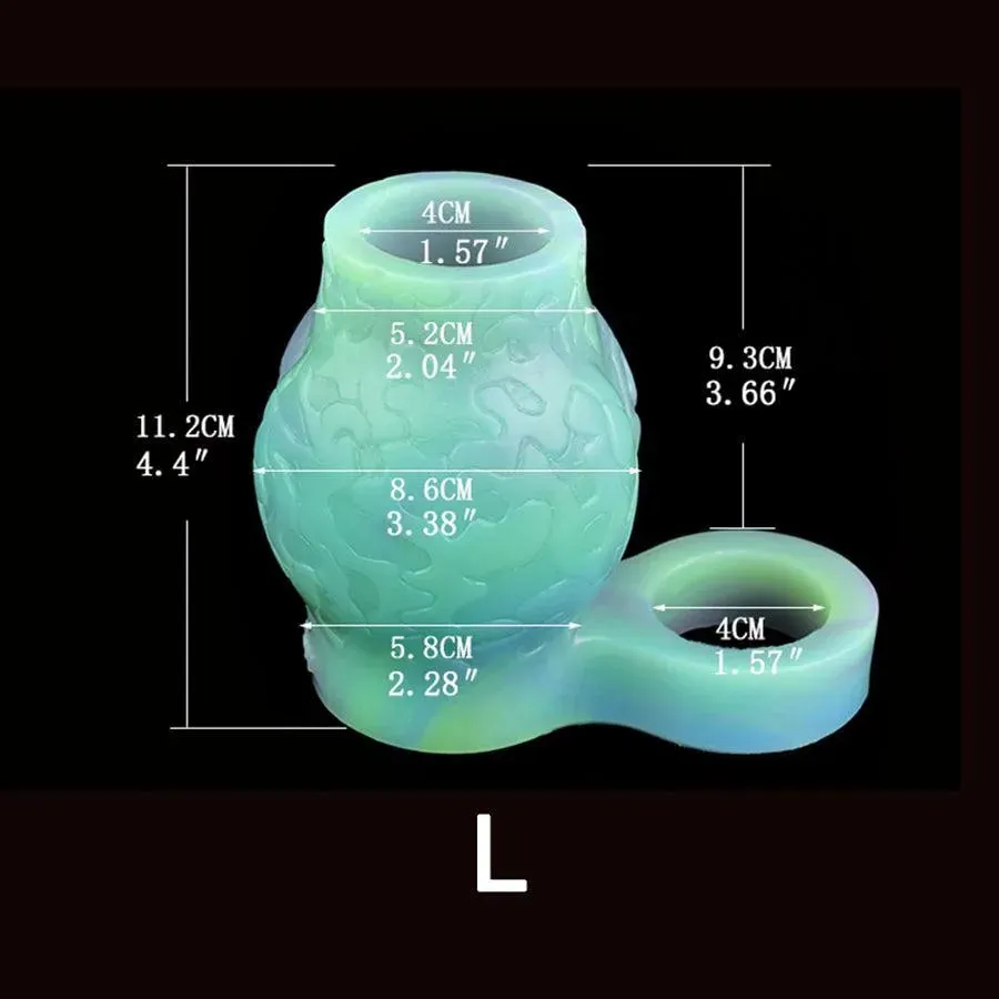 Luminous Silicone Male Cock Sleeve