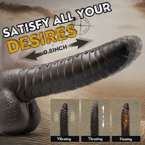 Lurevibe - Pseudopenile Telescopic Swinging Penis Silicone Masturbator Vibrating Dildos