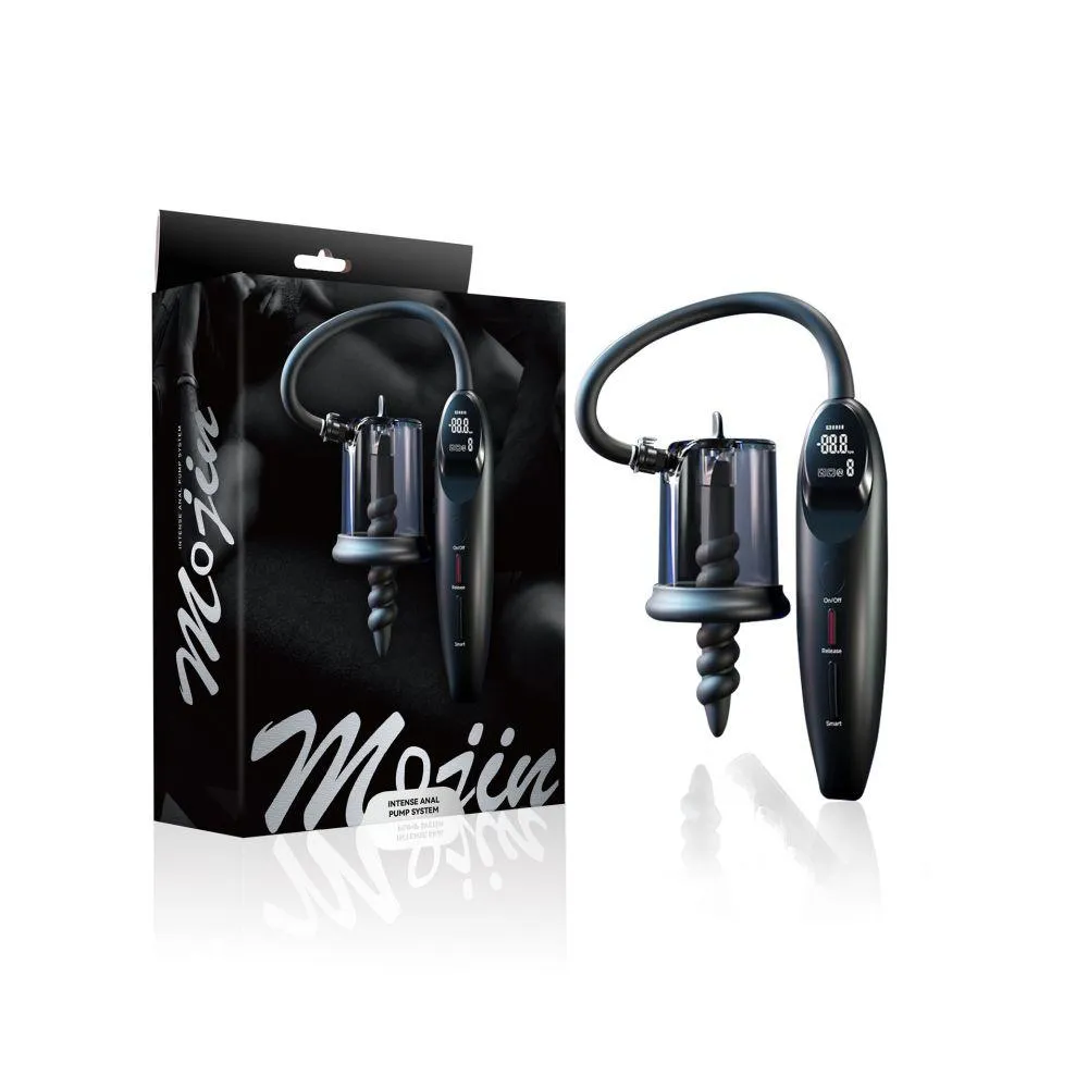 Male Electric Anal Prostate Massager Vacuum Stimulation Silicone Butt Plug Pump