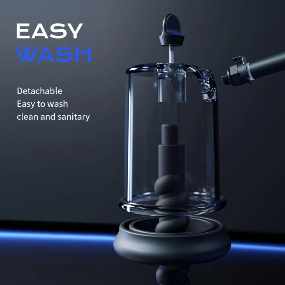Male Electric Anal Prostate Massager Vacuum Stimulation Silicone Butt Plug Pump