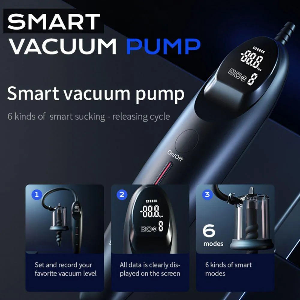 Male Electric Anal Prostate Massager Vacuum Stimulation Silicone Butt Plug Pump