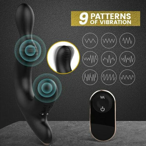Male Prostate Massager S-HANDE Dual Motor Strong Anal Vibrator Remote Control Penis Vibrators