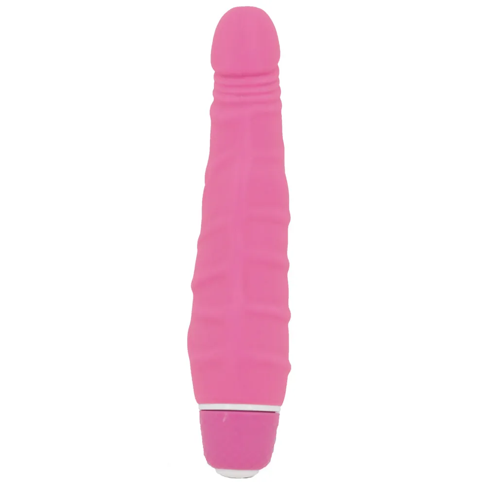 Mini Silicone Classic Long John Vibrator
