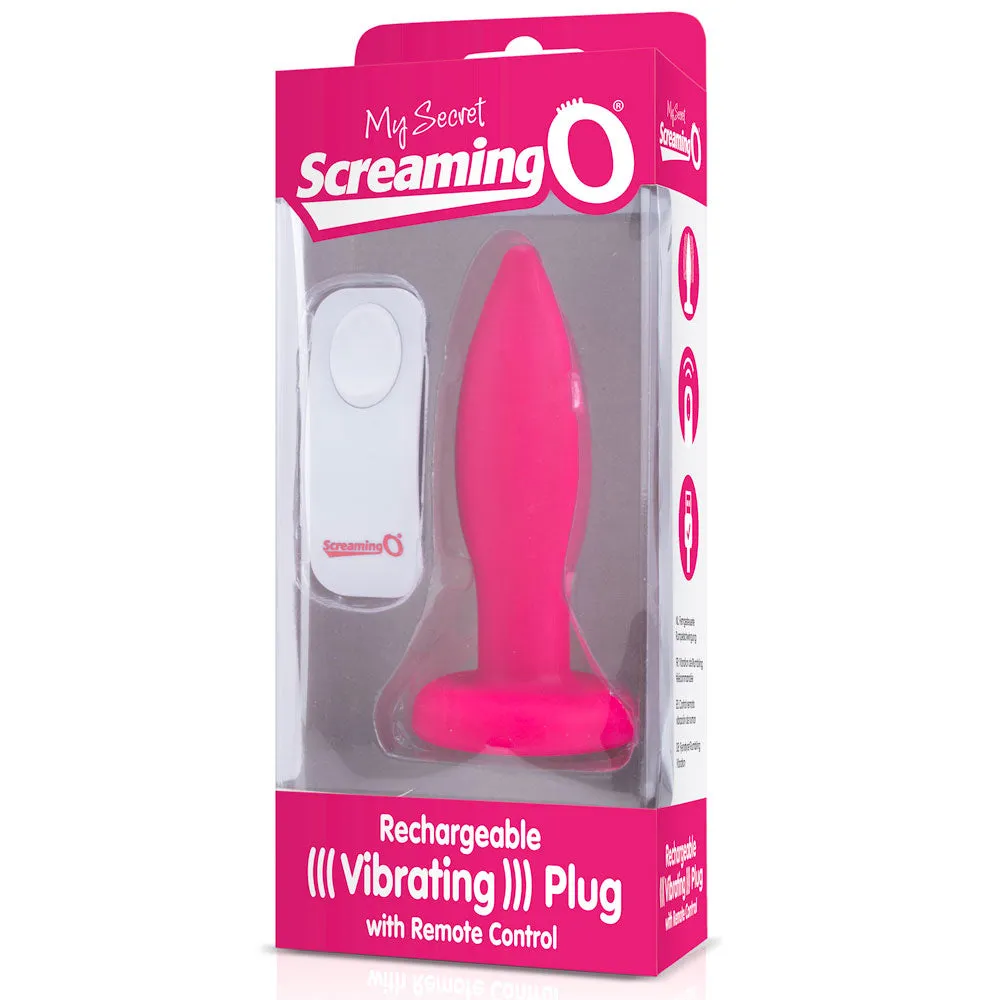 My Secret Screaming O Rechargeable Vibrating Butt Plug With Remote