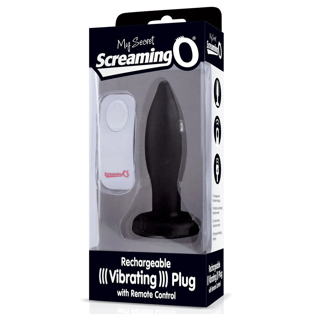 My Secret Screaming O Rechargeable Vibrating Butt Plug With Remote