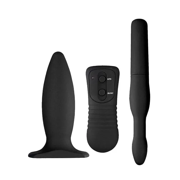 Nasstoys - My 1st Anal Explorer Kit Vibrating Butt Plug and Pleaser (Black)
