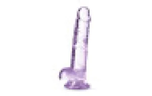 Naturally Yours 6" Crystaline Dildo Amethyst