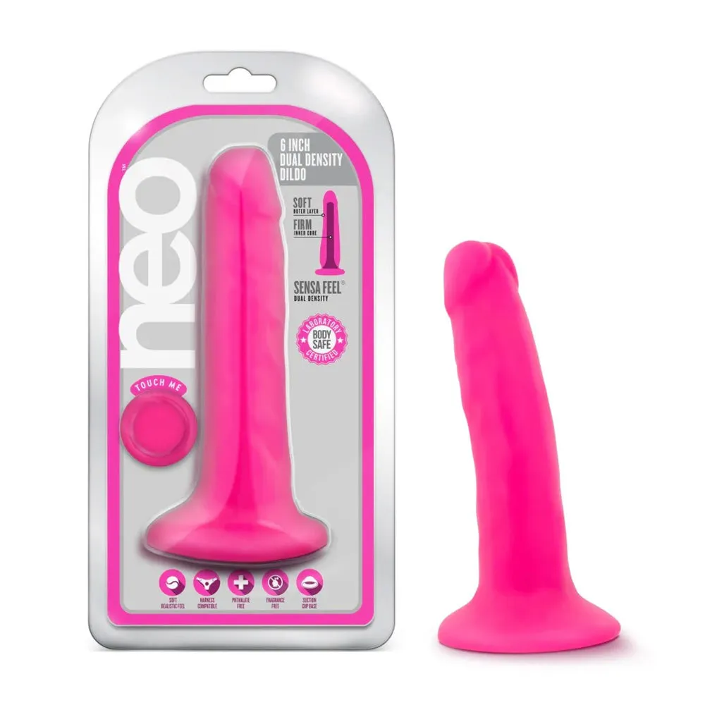 Neo 6" Dual-Density PVC Dildo