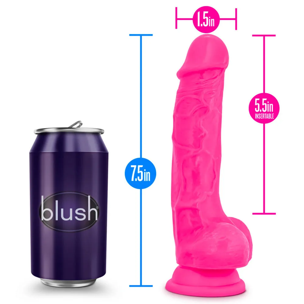 Neo Elite 7.5" Silicone Dual Density Cock & Balls Dildo