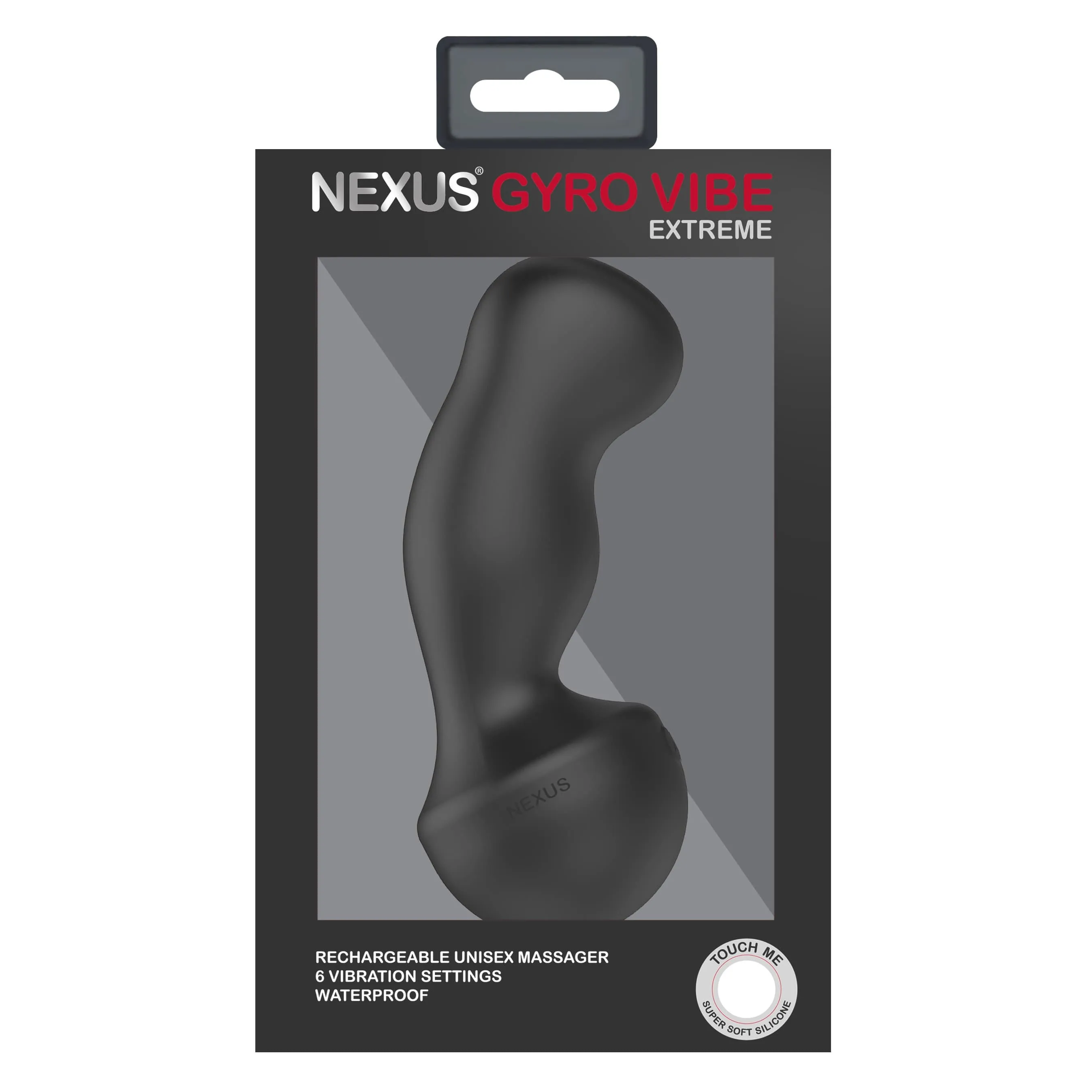 Nexus - Gyro Vibe Extreme Hands Free Unisex Vibrating Dildo (Black)