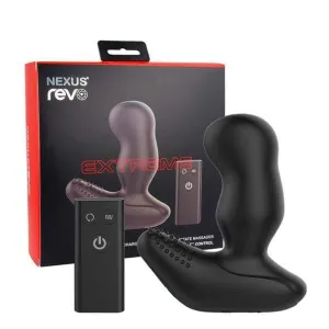 Nexus - Revo Extreme Supersized Rechargeable Rotating Prostate Massager (Black)