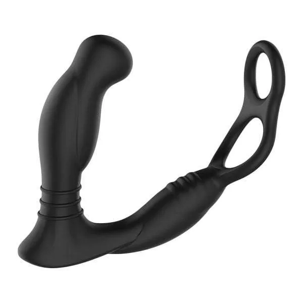Nexus - Simul8 Dual Prostate and Perineum Cock and Ball Massager (Black)