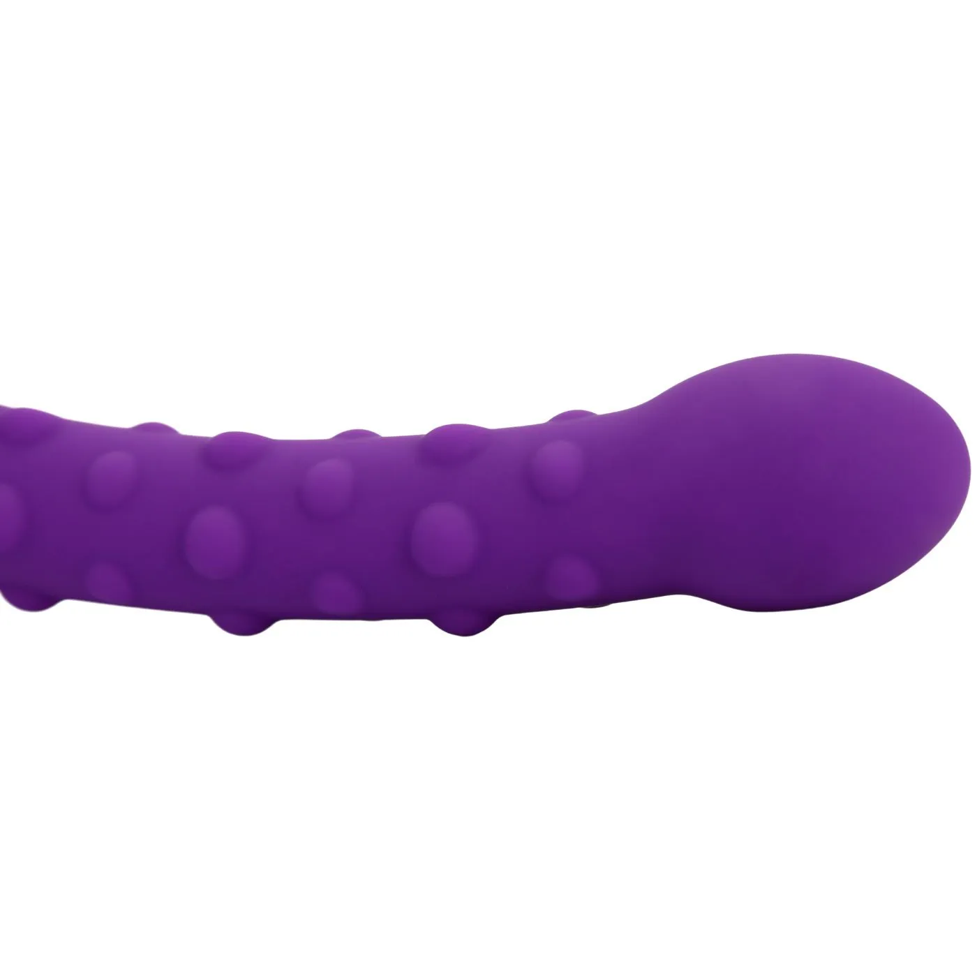 Nubby Silicone Anal Dildo With Handle