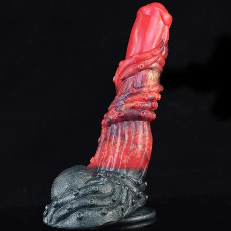 Octopus Silicone Big Dildo for Sex Game