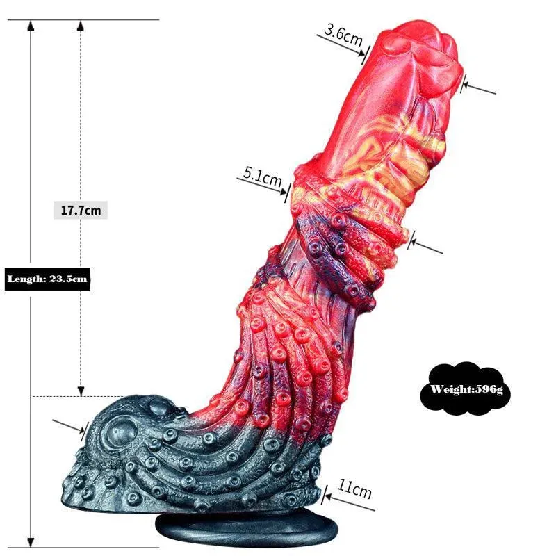 Octopus Silicone Big Dildo for Sex Game