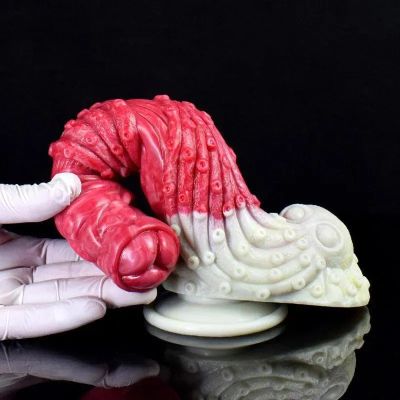 Octopus Silicone Big Dildo for Sex Game