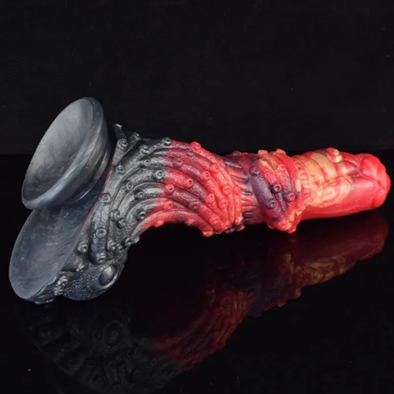 Octopus Silicone Big Dildo for Sex Game