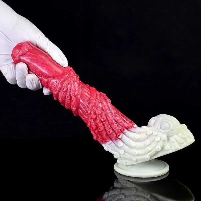 Octopus Silicone Big Dildo for Sex Game