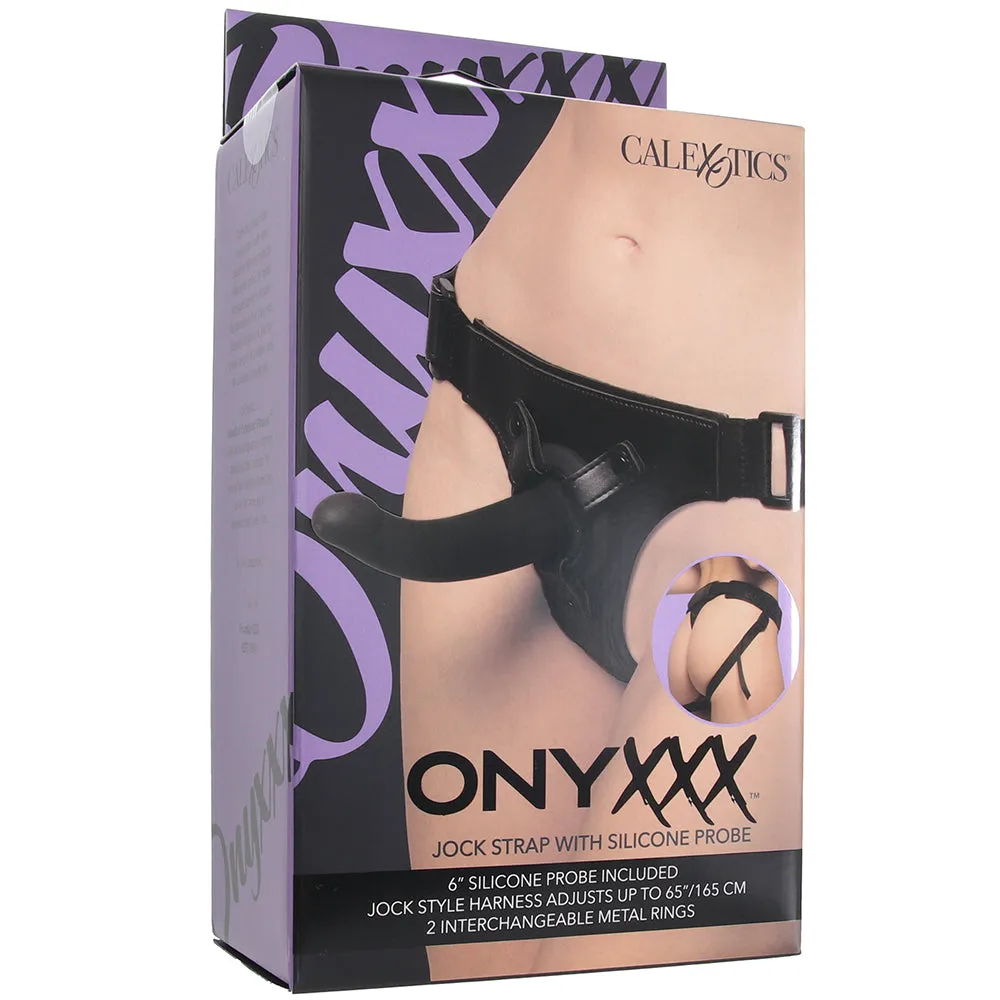 Onyxxx Jock Strap-On with 6 Inch Silicone Probe
