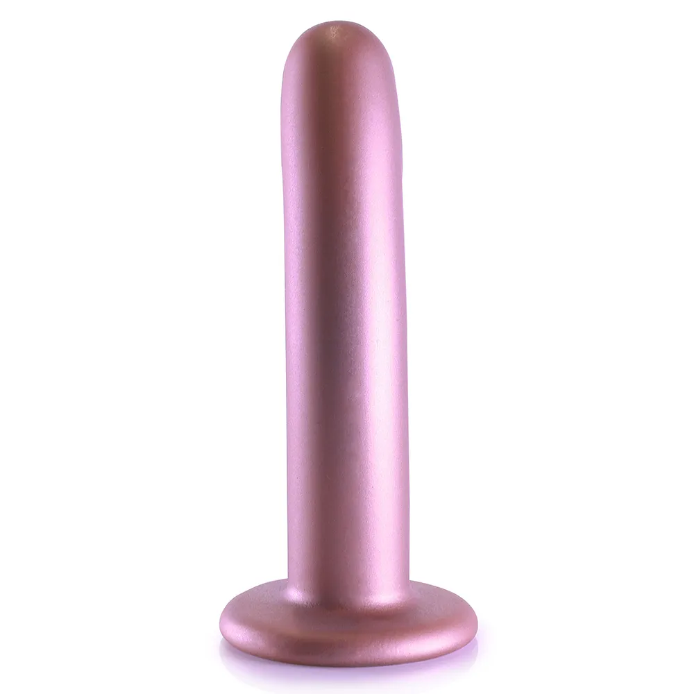 Ouch! 6" Smooth Silicone G-Spot Dildo With Suction Cup