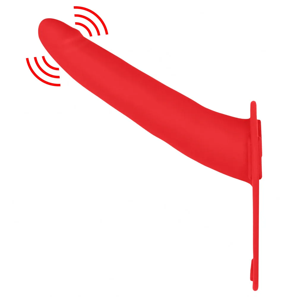 Ouch! Adjustable Vibrating Silicone Strap-On