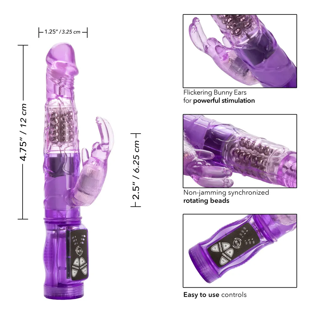 Petite Jack Rabbit Vibrator With Rotating Beads