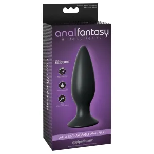 Pipedream - Anal Fantasy Elite Collection Rechargeable Anal Plug Large (Black)
