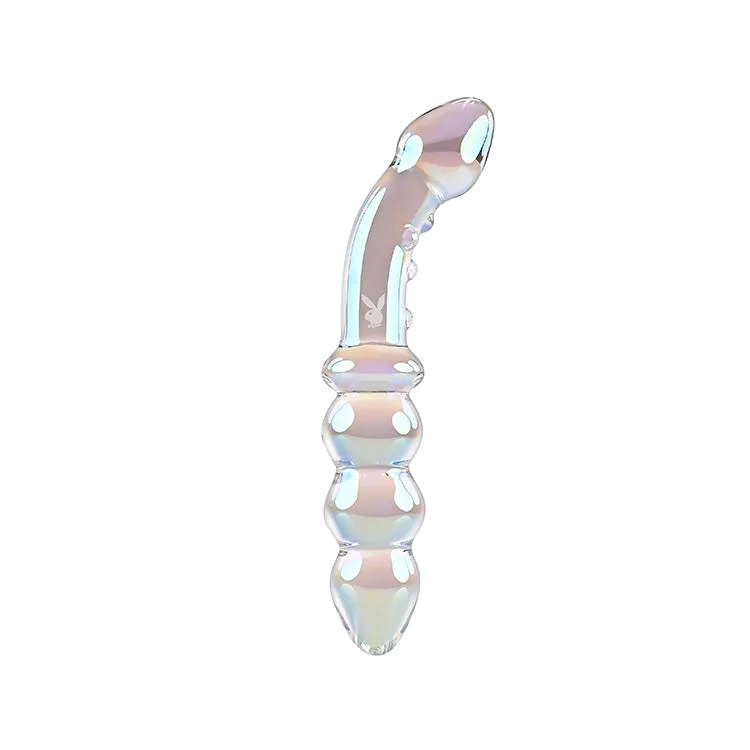 Playboy Pleasure Jewels Double Glass Dildo