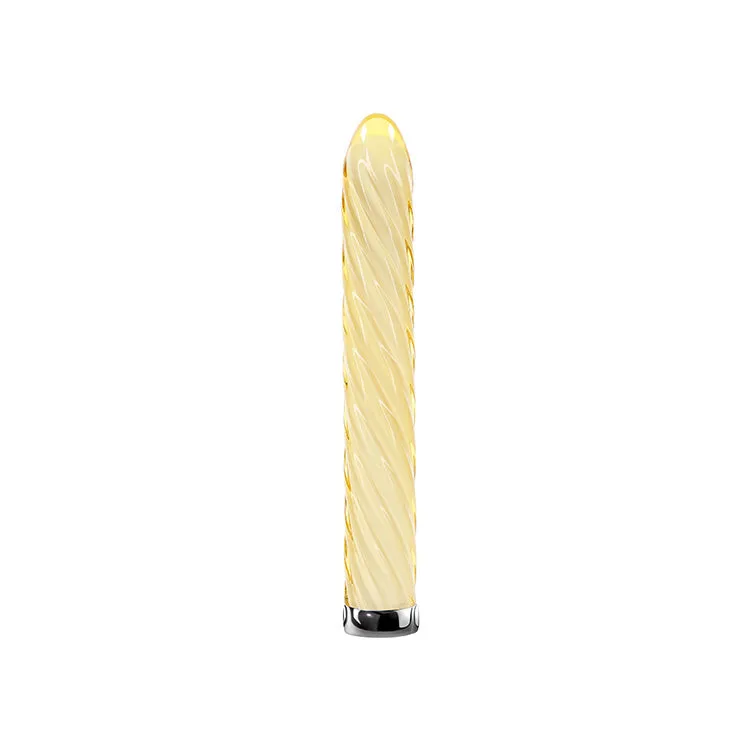 Playboy Pleasure Twist of Fate Glass Vibrator