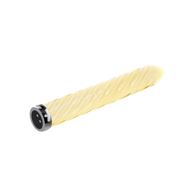 Playboy Pleasure Twist of Fate Glass Vibrator