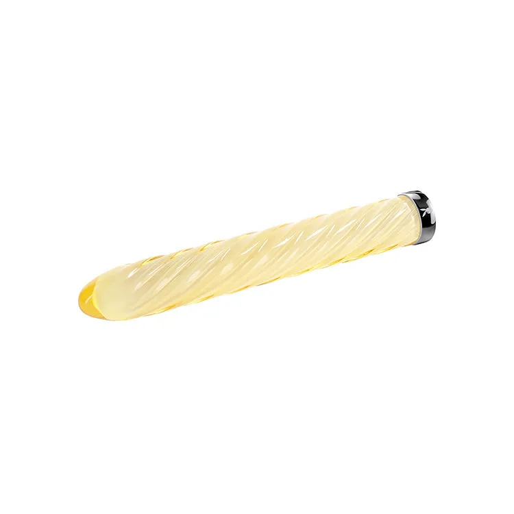 Playboy Pleasure Twist of Fate Glass Vibrator