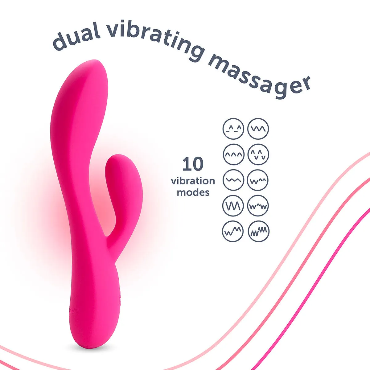 plusOne® dual vibrating massager