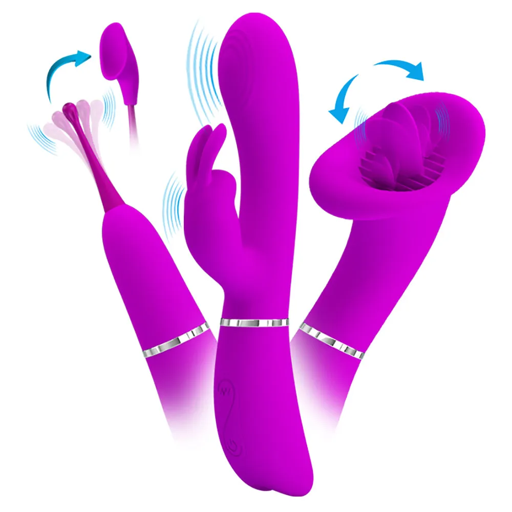 Pretty Love 4-in-1 Rechargeable Vibrating Thrill Kit