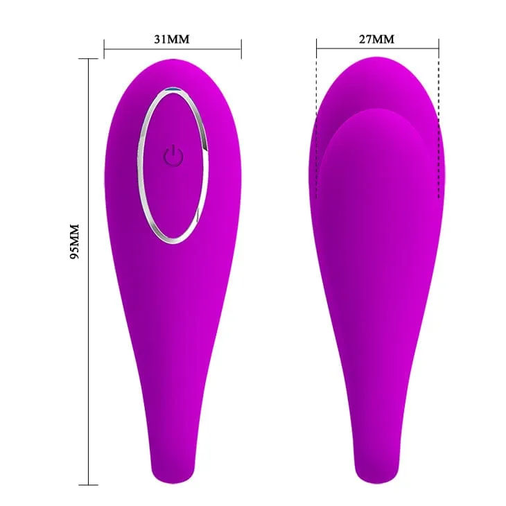Pretty Love - August App-Controlled Couple's Massager (Pink)