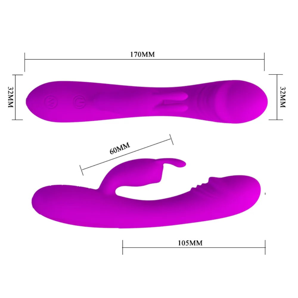 Pretty Love Hunter Slim Rabbit Vibrator