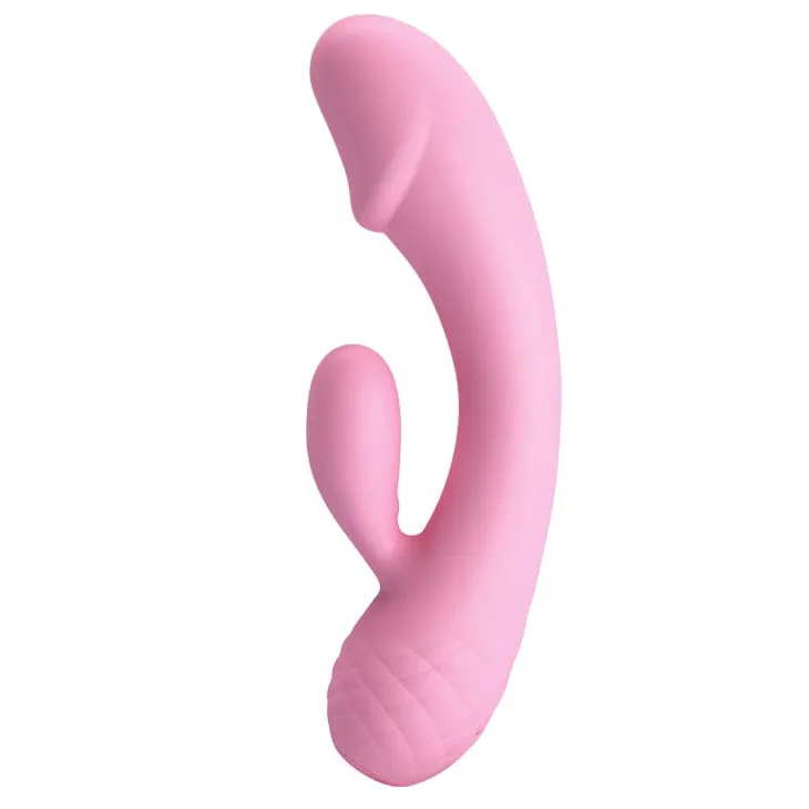Pretty Love - Ron Flexible Rabbit Vibrator (Pink)