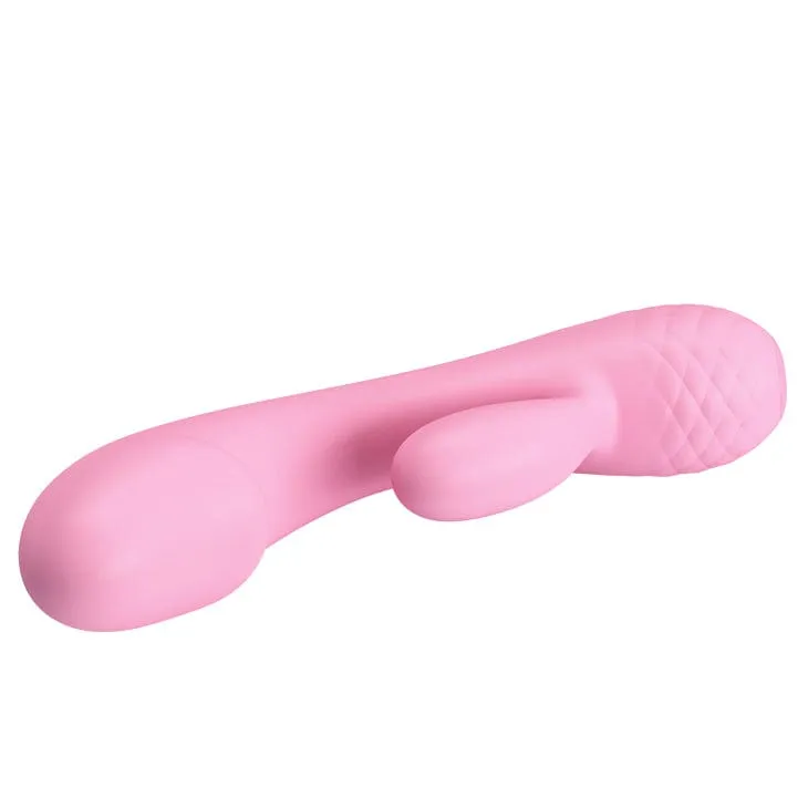 Pretty Love - Ron Flexible Rabbit Vibrator (Pink)