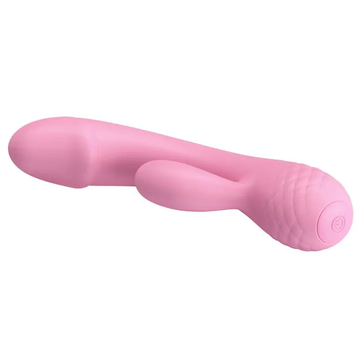 Pretty Love - Ron Flexible Rabbit Vibrator (Pink)