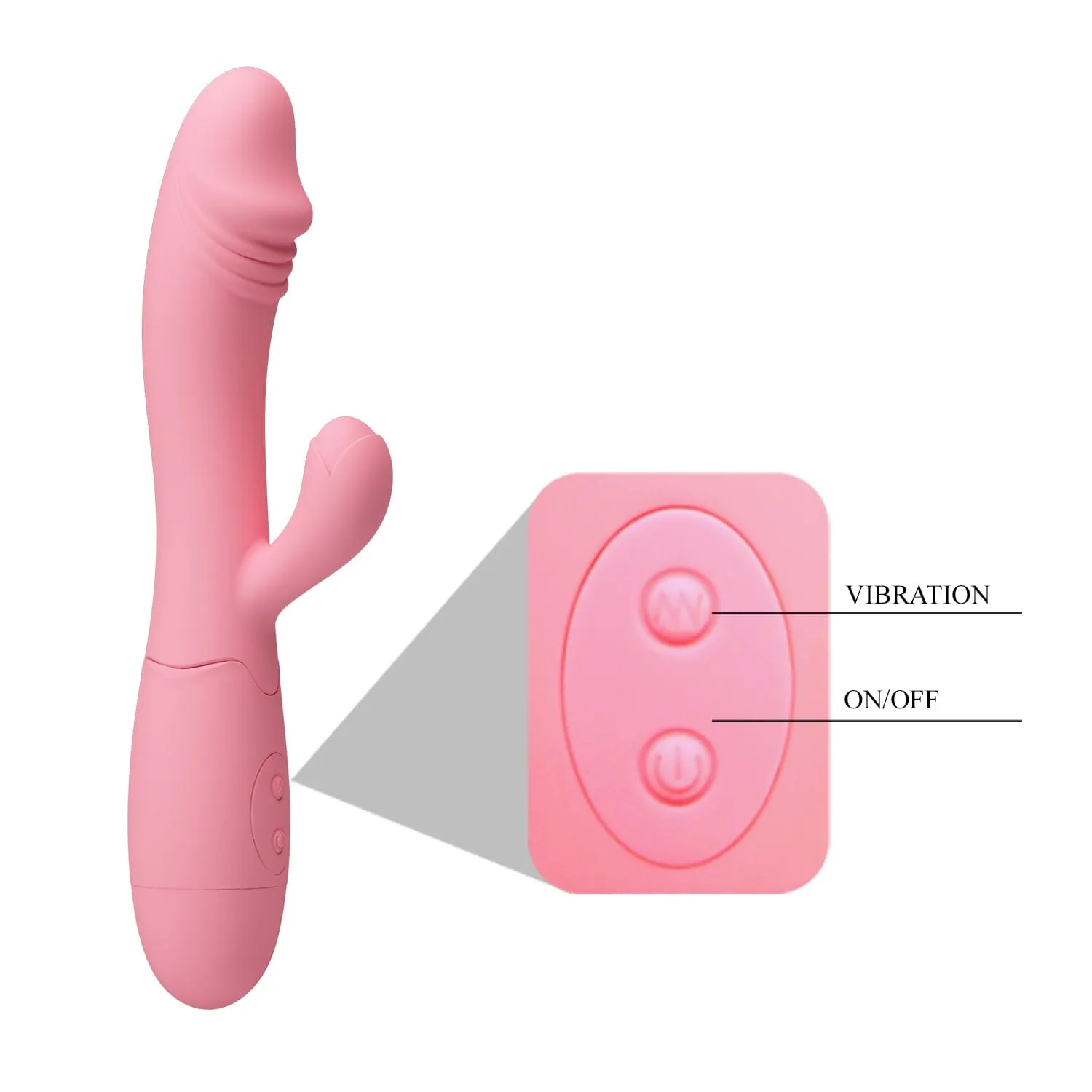 Pretty Love - Snappy Rabbit Vibrator (Pink)