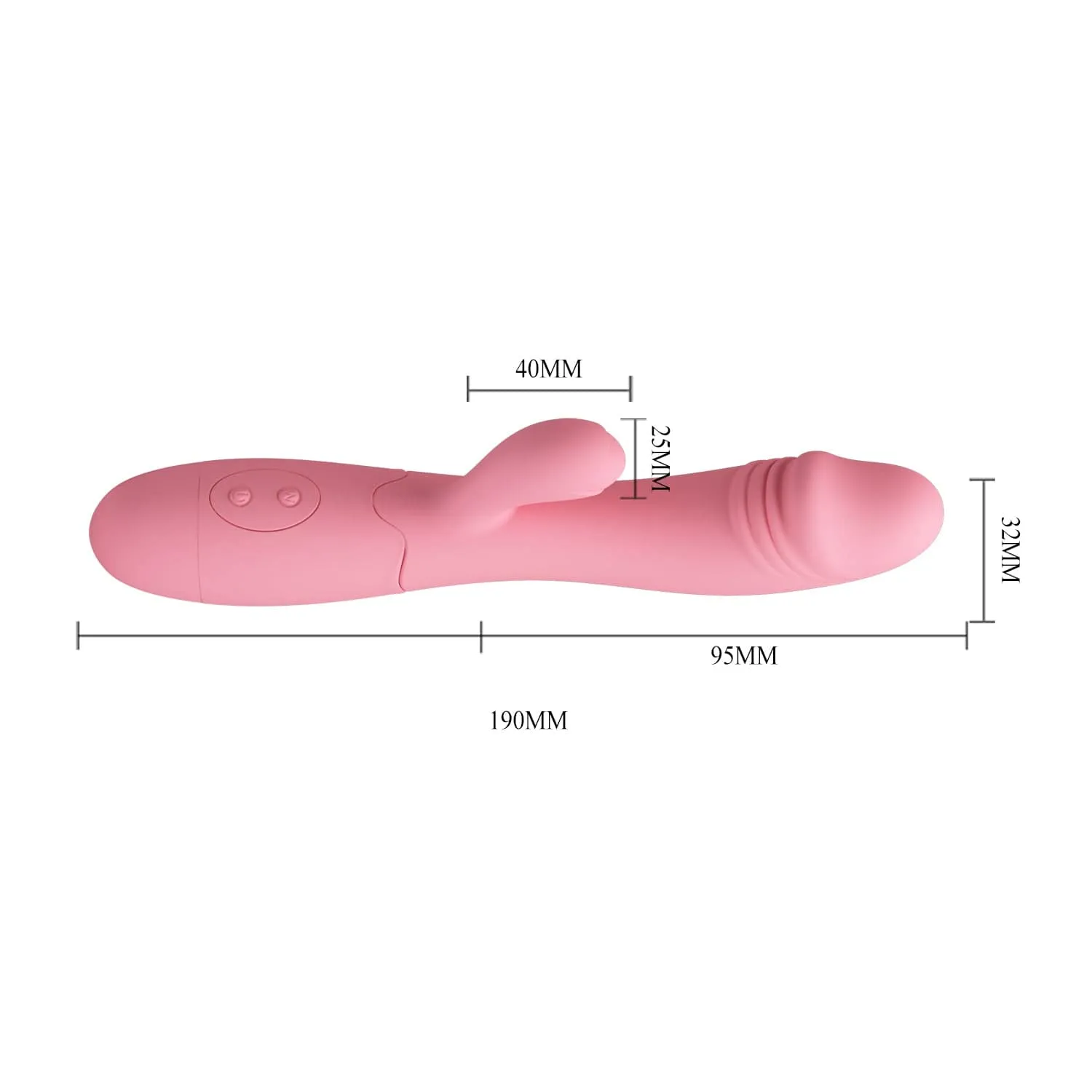 Pretty Love - Snappy Rabbit Vibrator (Pink)