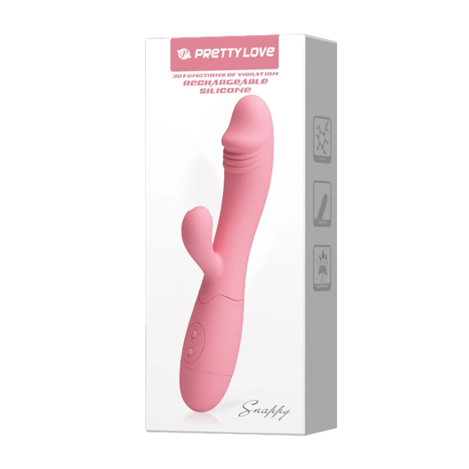 Pretty Love - Snappy Rabbit Vibrator (Pink)