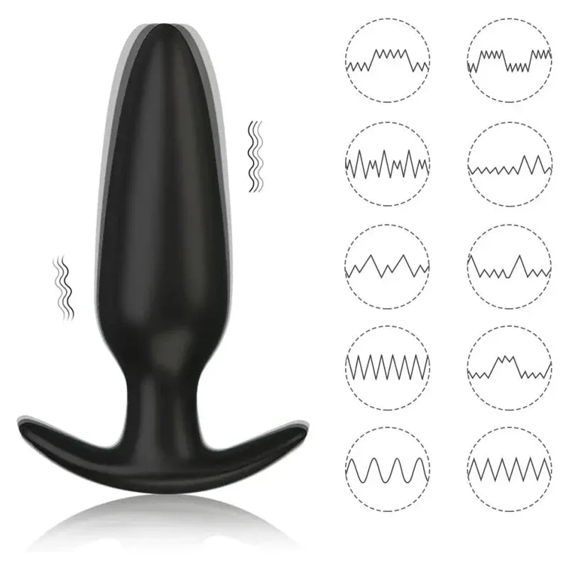Prostate & G-Spot Massager with Remote - 10 Vibration Settings