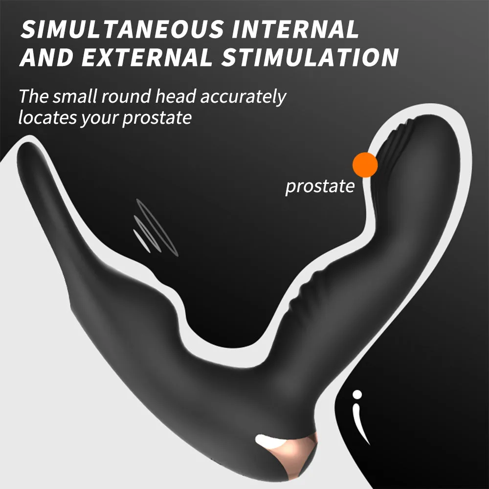 Prostate Massager with Dual Vibrations