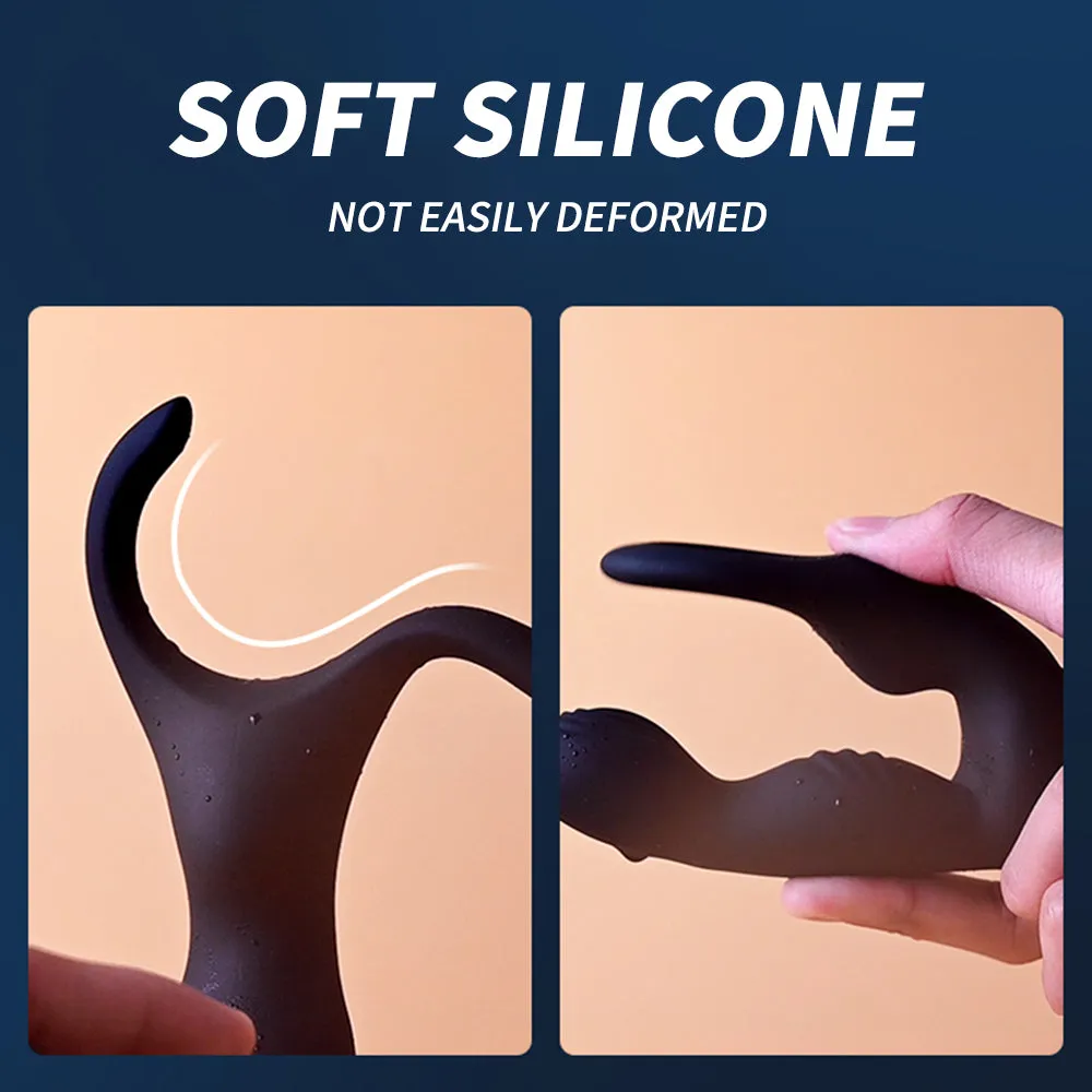 Prostate Massager with Dual Vibrations