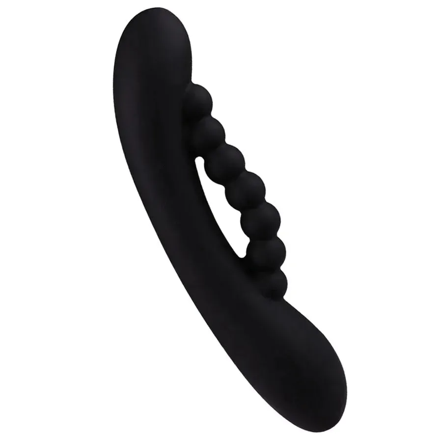 Pure Silicone Dual Stimulation Vibrator